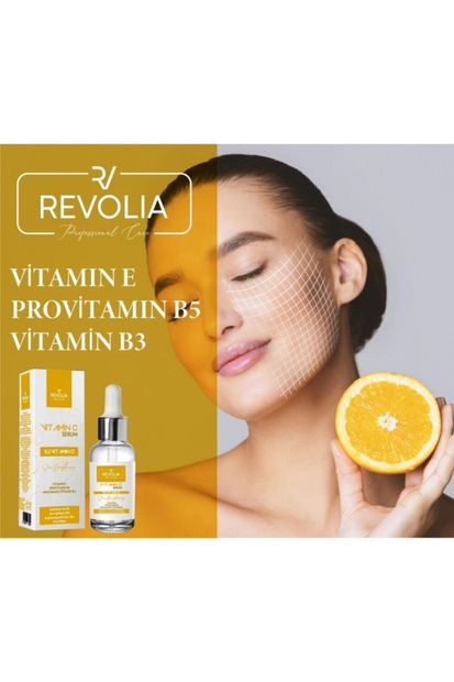 Revolia Professional Care Işıltılı Ton Eşitleyici Besleyici Aydınlatıcı C Vitamin Serum 30ml - 4