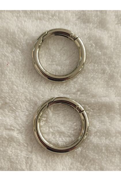 Spring Metal Ring Bag Accessory (2 Pieces - Inner Diameter 2.5 Cm)