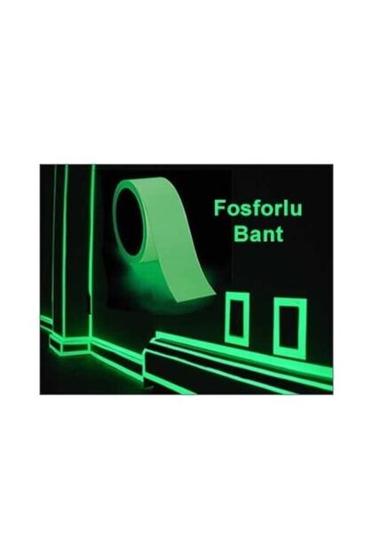 Fosforlu Bant Şerit Karanlıkta Işık Veren 4 Metre