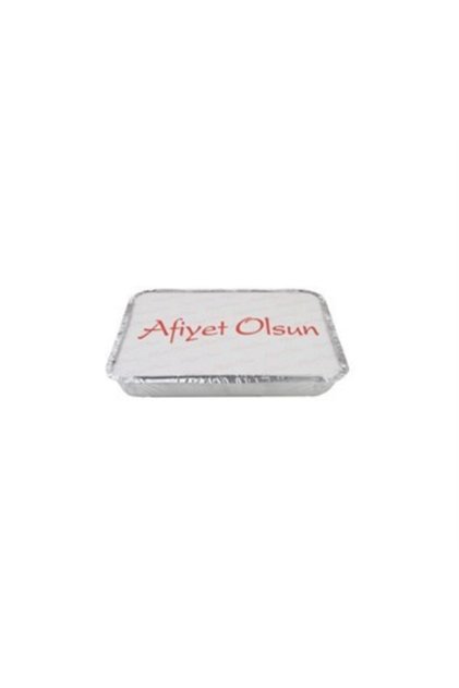 Aluminum 350 Gr Container + Lid Pack of 100