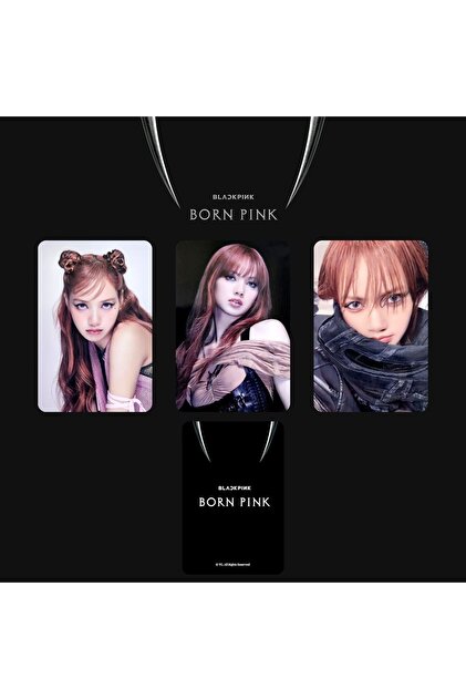 Kpop Dünyasi Blackpınk Lisa '' Born Pink '' Pob Kart Seti - Fiyatı