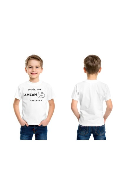 Cactus Baby No Panic My Uncle Will Handle Kids T-shirt