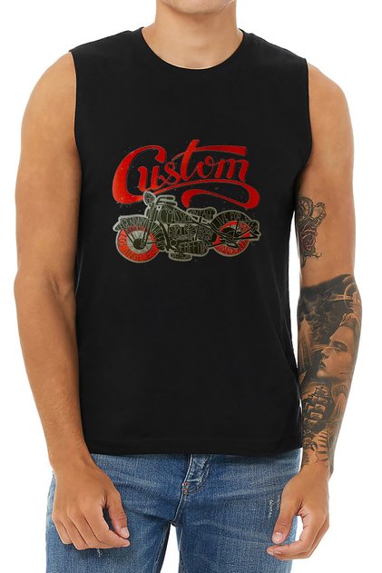 Chopper Sleeveless Athlete T-shirt Tank Top Sports Athlete
