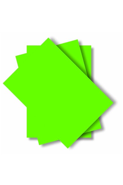 20 Pieces 50X70 Highlighter Background Cardboard Green 160 Gr