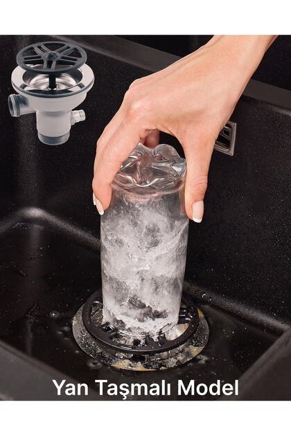 Yüksek Basınçlı Evye Içi Bardak Biberon Blender Mikser Vb. Için Ön Yıkama Aparatı (YAN TAŞMALI)