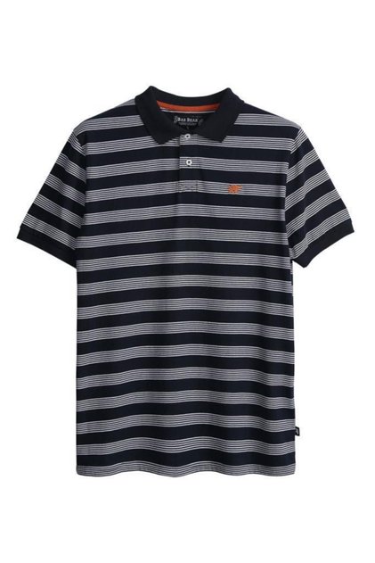Rule Men's Navy Blue Polo Neck T-Shirt