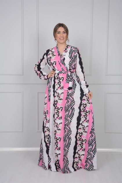 Rochie roz Jessica Fabric cu model