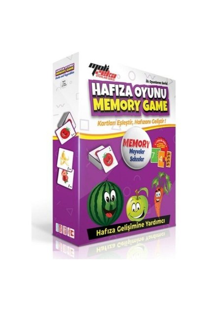 Hafıza Oyunu Meyveler- Sebzeler Serisi