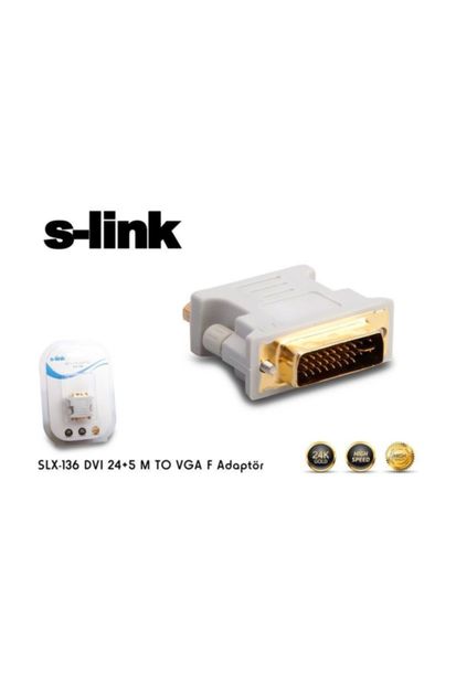 S-LINK S-Link Slx-136 Dvı 24+5 M To Vga F Adaptör - 4