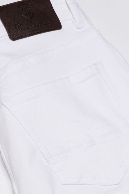 Pierre Cardin Beyaz Slim Fit Denim Pantolon - 2