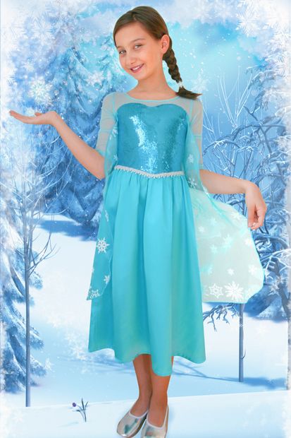Frozen Disney Frozen Butik Kostüm 7-9 Yaş / - 1