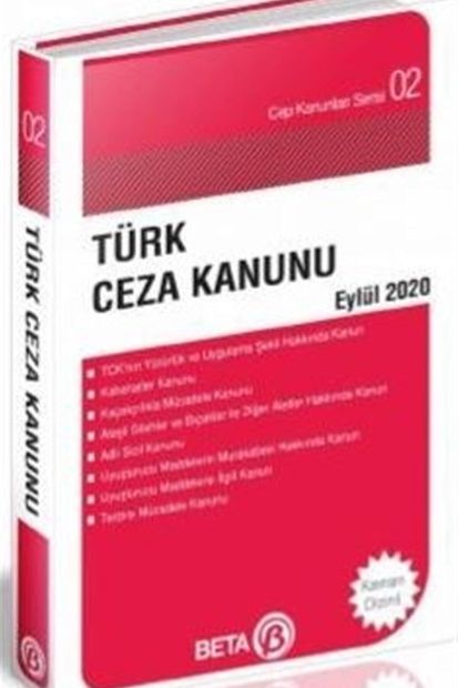 Beta Yayınları Beta Yayıncılık Türk Ceza Kanunu 2020 - 1