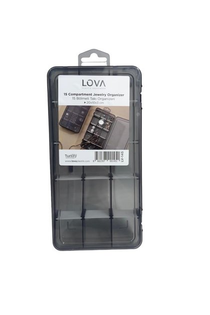 15 Compartments Travel Jewelry Organizer Box