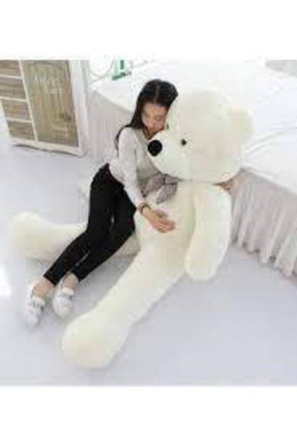 160 cm White Cute Plush Bear