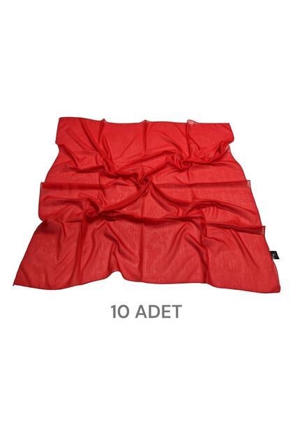 Cotton Cut Fiber Stitched Cheesecloth Red 10 Pieces