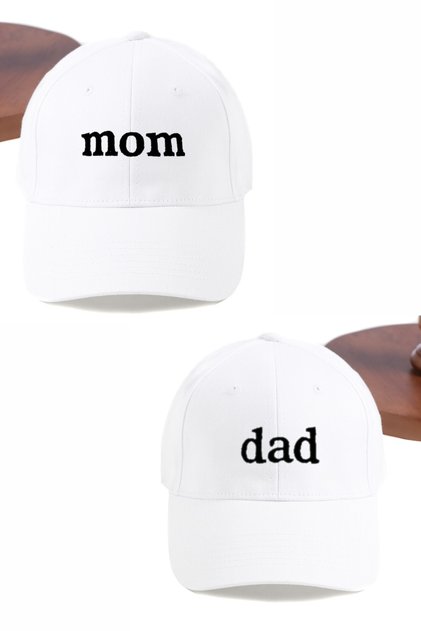 Set de șepci de baseball de bază din 2 piese pentru tata și mama