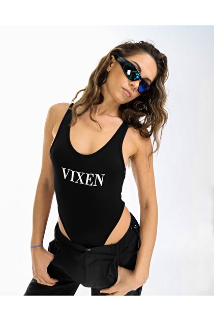 VANITY NAP ELIXIR BODYSUIT ブラック M VANITY NAP Transparent black bodysuit SHEER OLYMPUS BODYSUIT