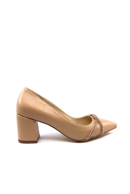 Ayakkanımood Mht 105 6.5 Cm Stone Women's Heeled Shoes