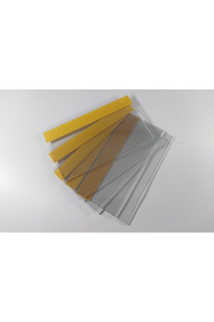 Pvc Adhesive V-Type Shelf Price Label 5 cm X 10 cm - Pack of 100 - Pr-50100