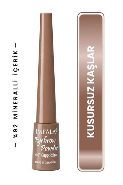 IMPLALA Kaş Pudrası - Eyebrow POWDER No: 4 CAPPUCCINO