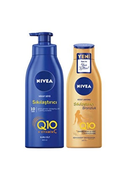 NIVEA Aloe Vera Vcut Losyonu 400ml & Vcut St Besleyici 400ml & Q10  Sklatrc Vcut St 400 ml - Fiyat, Yorumlar