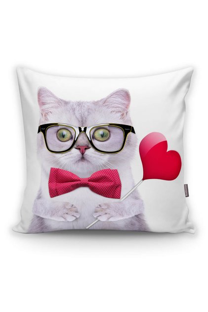 Digital Printed Decorative Pillow Cushion Cover with Cat