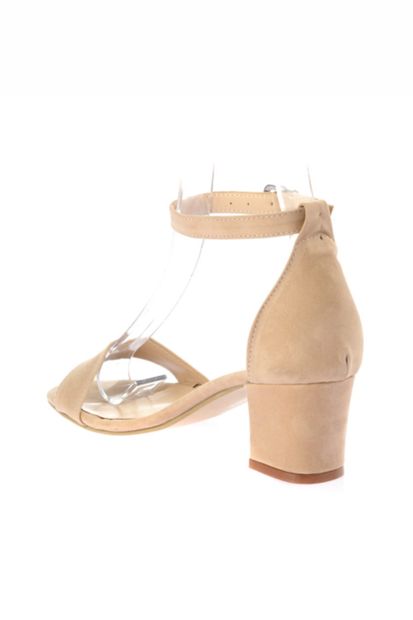 SOHO Ten Süet Kadın Topuklu Ayakkabı 12629 - 4