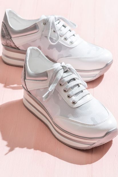 Elle Shoes TOTNEES Beyaz Kadın Ayakkabı - 1