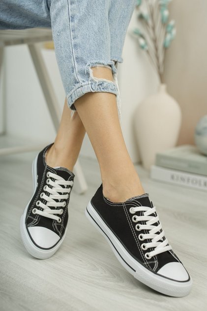 Trend Unisex Black White Sneaker 0012101   Favorite 614822
