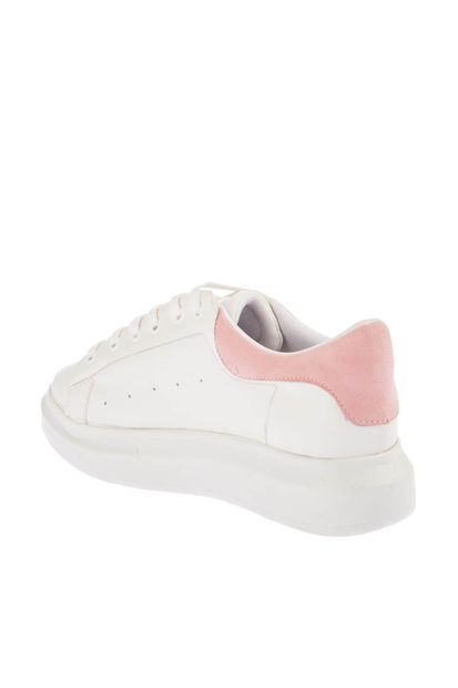 SOHO Beyaz Pudra Kadın Sneaker 9641 - 5