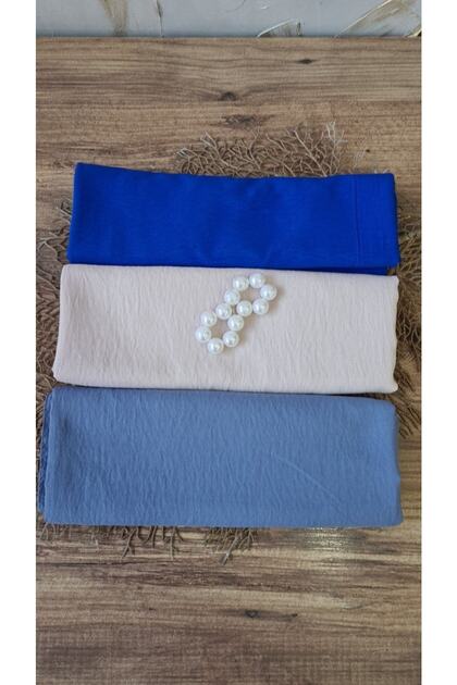 Hijab Women's Cotton Jazz Scarf Model-Set of 3