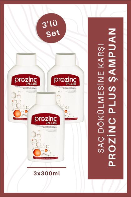 Plus Saç Dökülmesine Karşı Etkili Şampuan 3x300 Ml.