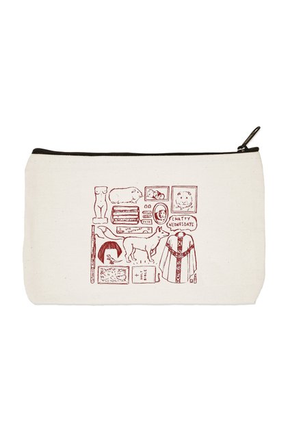Fleabag 3 Printed Cloth Makeup Bag, Pen Holder, Handbag