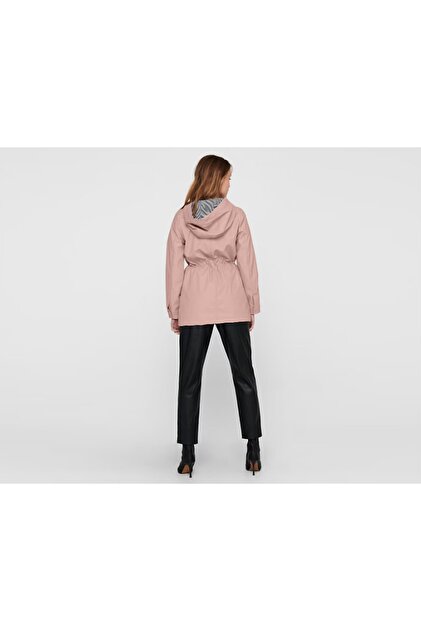 ONLY Onlrace Short Raincoat Otw Kadın Günlük Ceket 15161241-rose