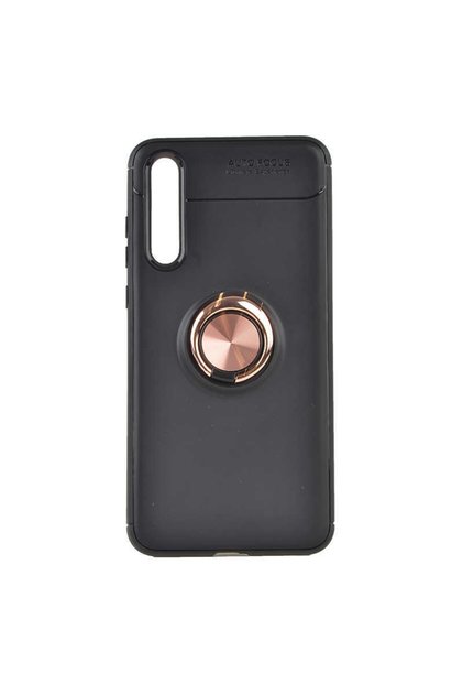 Huawei P20 Pro Case Smooth and Soft Back Surface Ravel Cover with Ring Stand