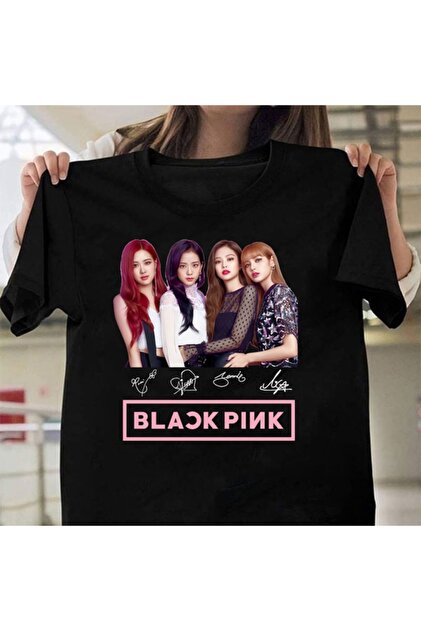 GALASHOP K-pop Blackpink Jısoo Jennie Rose Lisa T-shirt- Trendyol