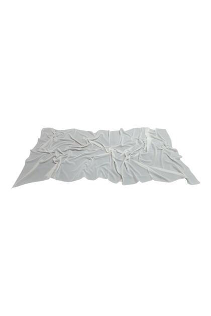 Women's Hijab Chiffon Shawl Off White - 2