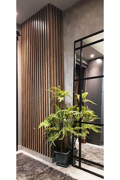ZETA WOOD 120 Cm 12 Adet Kendinden Yapışkanlı Ahşap Çıta - Ceviz