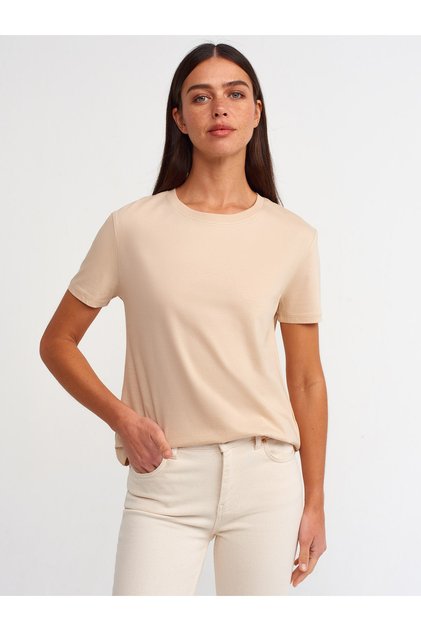 30290 Basic Tshirt-light Beige