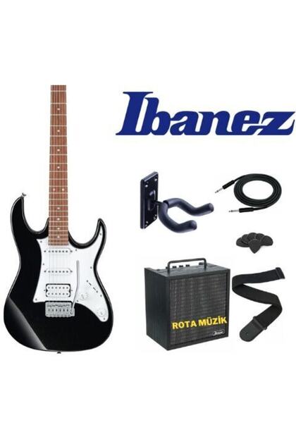 Ibanez Gio GRX40-BKN エレキギター ギグバッグ ストラップ Ibanez Grx40-bkn Elektro Gitar Amfi Set - Fiyatı, Yorumları