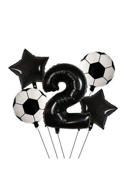 Mini Party Store Black and White Balloon Set