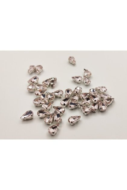 6x10 (1 Cm) Cased Strut Glass Stone Light Pink 20 Pieces