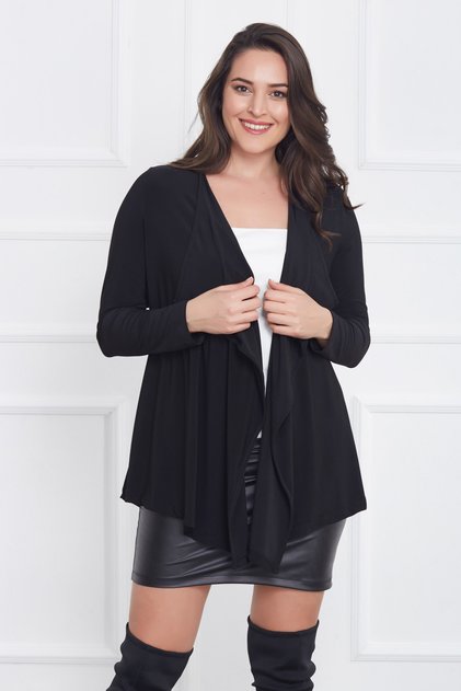 Kadın Siyah Hırka 17LB9060