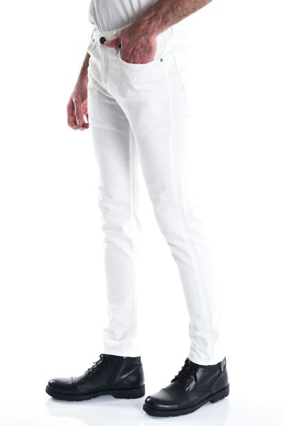 LTC Jeans Beyaz Slimfit Erkek Kot Pantolon - 10391 - 1