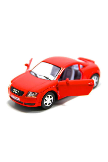 Kinsmart Audi Tt Coupe Kırmızı 1:32 Metal Çek Bırak Araba