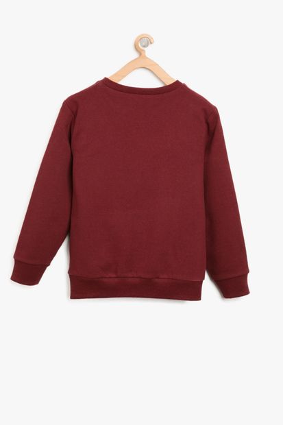 Koton Bordo Erkek Çocuk Sweatshirt - 2