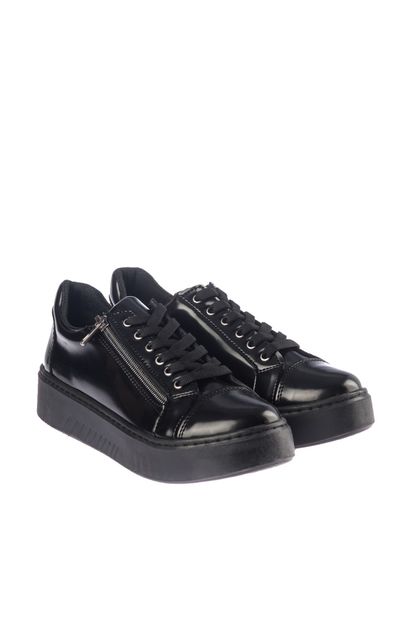 SOHO Siyah Rugan Kadın Sneaker 9547 - 2
