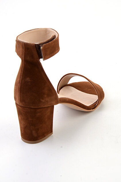Bambi Taba Kadın Klasik Topuklu Ayakkabı F0330899572 - 4