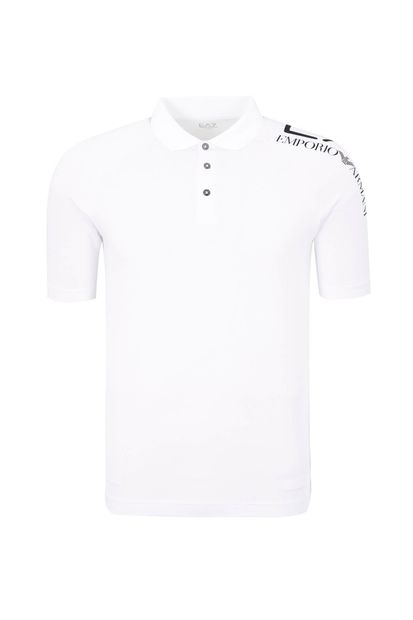 EA7 Erkek Beyaz T-Shirt 3Zpf56 Pj03Z 1100 - 1