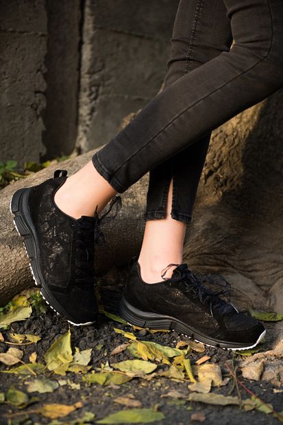 Diadora Symbol Lace Siyah Kadın Günlük Ayakkabı - 161931-80013 - 1
